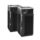 ASUS ZenWiFi Pro XT12[2-PK] Banda tripla [2.4 GHz/5 GHz/5 GHz] Wi-Fi 6 [802.11ax] Nero 4 Interno (Asus [ZenWiFi Pro XT12] AX11000 Tri-Band Mesh Wi-Fi 6 Routers, 2 Pack, AiMesh Tech, 2.5G WAN, 2.5G LA