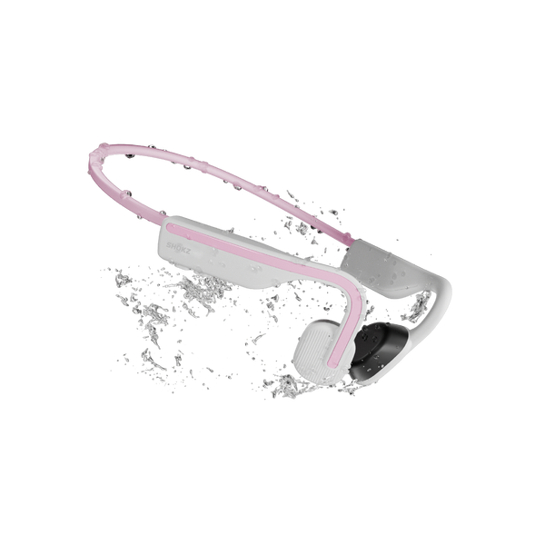 Aftershokz OpenMove Cuffie Con cavo e senza cavo A clip Musica e Chiamate USB tipo-C Bluetooth Rosa