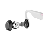 Aftershokz OpenMove Cuffie Con cavo e senza cavo A clip Musica e Chiamate USB tipo-C Bluetooth Rosa