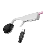 Aftershokz OpenMove Cuffie Con cavo e senza cavo A clip Musica e Chiamate USB tipo-C Bluetooth Rosa