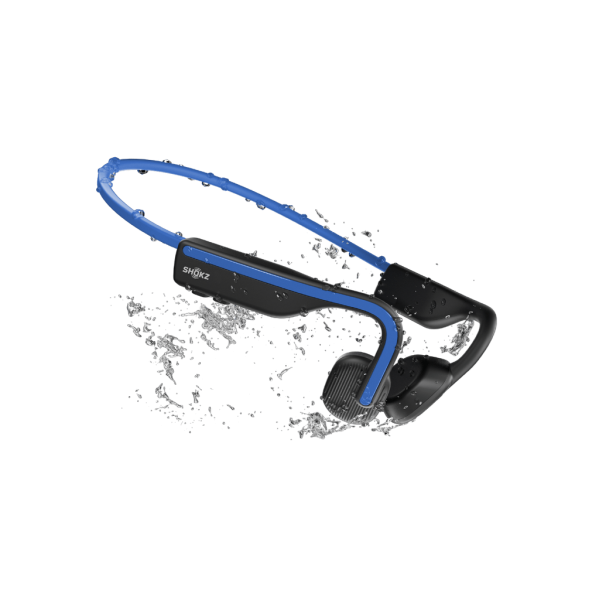Aftershokz OpenMove Cuffie Wireless A clip Musica e Chiamate USB tipo-C Bluetooth Blu
