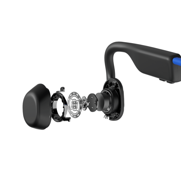 Aftershokz OpenMove Cuffie Wireless A clip Musica e Chiamate USB tipo-C Bluetooth Blu
