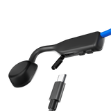 Aftershokz OpenMove Cuffie Wireless A clip Musica e Chiamate USB tipo-C Bluetooth Blu