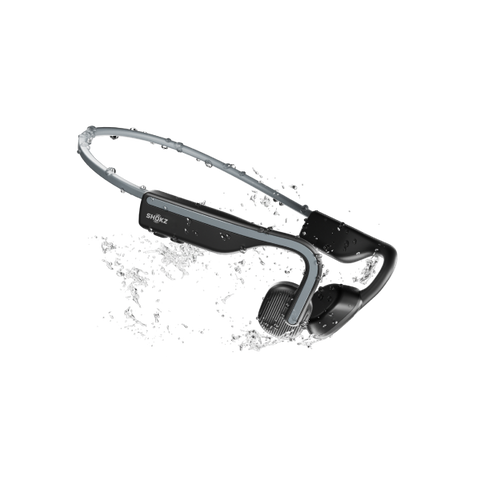 Aftershokz OpenMove Cuffie Wireless A clip Musica e Chiamate USB tipo-C Bluetooth Grigio