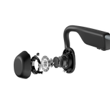 Aftershokz OpenMove Cuffie Wireless A clip Musica e Chiamate USB tipo-C Bluetooth Grigio