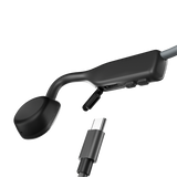 Aftershokz OpenMove Cuffie Wireless A clip Musica e Chiamate USB tipo-C Bluetooth Grigio