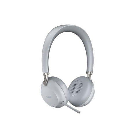 Yealink BH72 Auricolare Con cavo e senza cavo A Padiglione Musica e Chiamate USB tipo A Bluetooth Base di ricarica Grigio chiaro