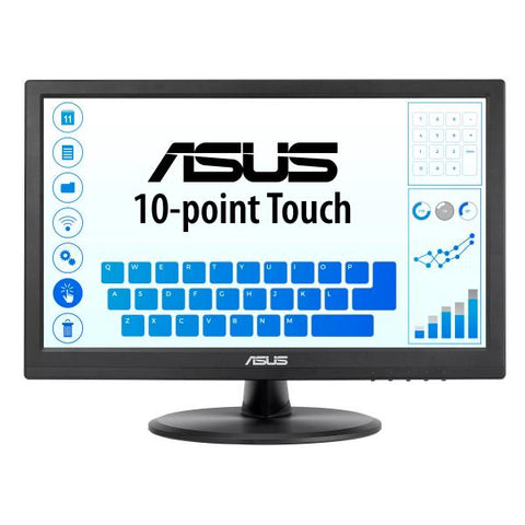 ASUS VT168HR 39,6 cm (15.6") 1366 x 768 Pixel Multi-touch Nero