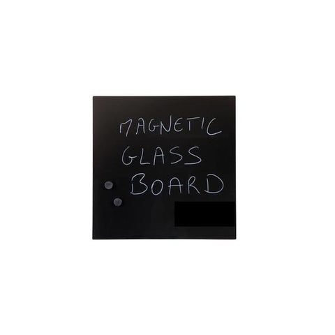 Bi-Office GL150201 bacheca magnética y accesorios Vetro Nero (Bi-Office Magnetic Glass Whiteboard Memo Tile 480x480mm Black - GL150201 DD) 