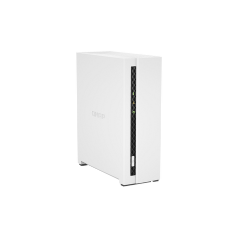 QNAP TS-133 server NAS e di archiviazione Server di archiviazione Tower Collegamento ethernet LAN Bianco