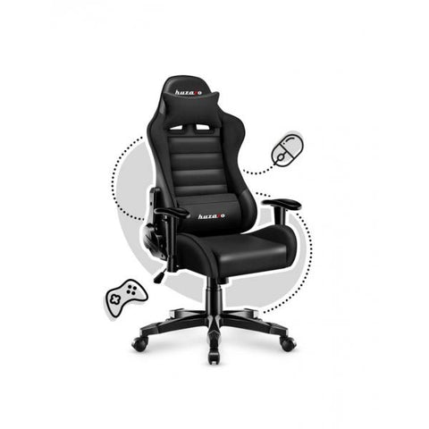 Huzaro Ranger 6.0 Black Sedia per gaming universale Seduta a dondolo (culla) Nero