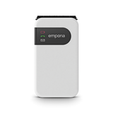 Emporia SIMPLICITYglam 7,11 cm (2.8") 102 g Nero, Bianco Telefono per anziani