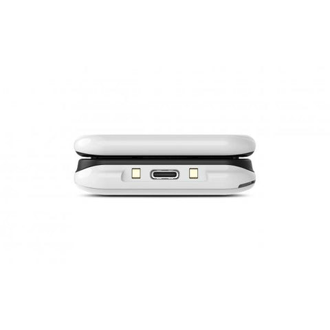 Emporia SIMPLICITYglam 7,11 cm (2.8") 102 g Nero, Bianco Telefono per anziani