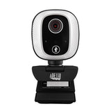 Cámara web Adesso 1080P HD H.264 de enfoque fijo USB con seguimiento de movimiento 305 y micrófono incorporado (1080P HD H.264 de enfoque fijo USB - CAM 305 T. MICROPH CYBERTRACK M1)