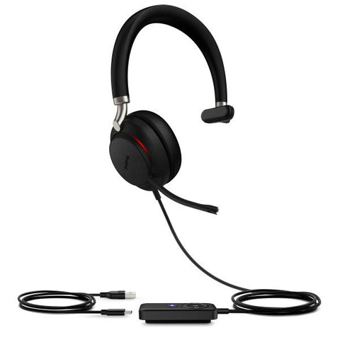 Yealink UH38 Auricolare Con cavo e senza cavo A Padiglione Musica e Chiamate USB tipo-C Bluetooth Nero