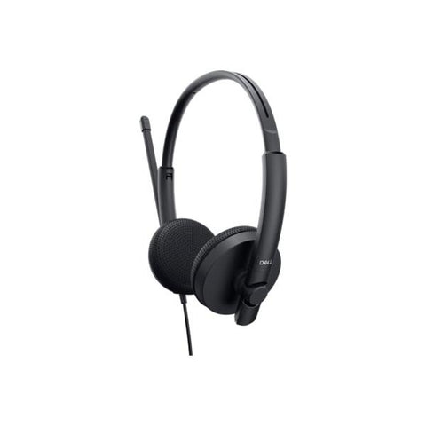 DELL WH1022 CUFFIE STEREO CON MICROFONO TASTO DI RISPOSTA E CONTROLLO VOLUME CABLATO USB NERO