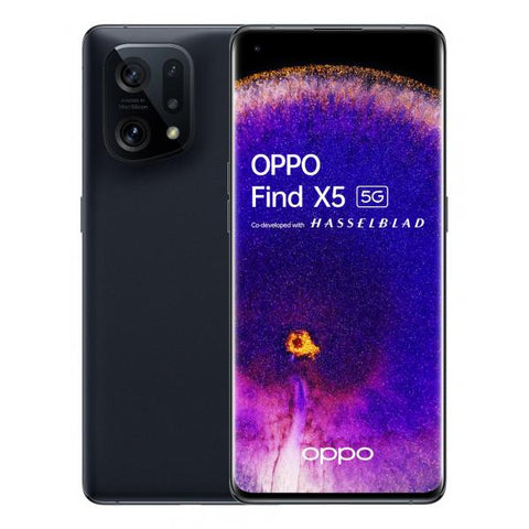 Smartphone Oppo Find X5 6.5", 256 GB de RAM, 8 GB de almacenamiento, doble SIM, negro