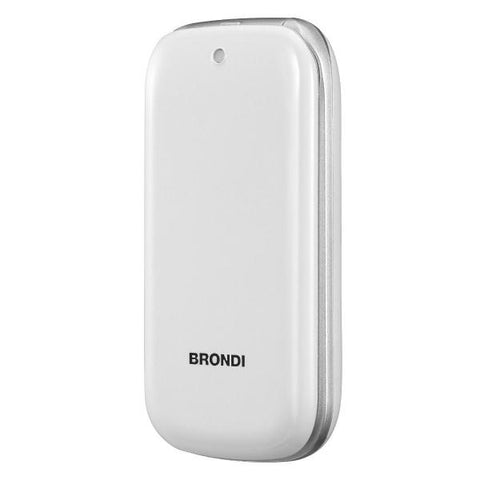 BRONDI STONE+ 2.4" DUAL SIM WHITE ITALIA SENIOR PHONE