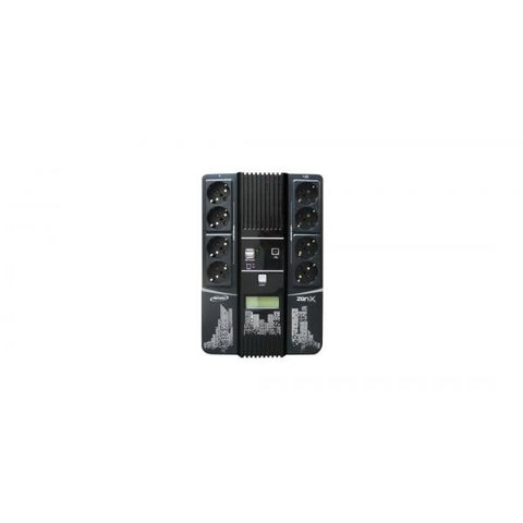 Infosec Zen-X 1000 gruppo di continuit [UPS] A linea interattiva 1 kVA 600 W 8 presa[e] AC (Zen-X 1000 FR/SCHUKO - Warranty: 24M)