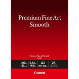 Canon FA-SM2 A3 Bianco Liscio (Canon Premium Fine Art FA-SM2 - Smooth - 16.5 mil - A3 [297 x 420 mm] - 310 g/m - 82 lbs - 25 sheet[s] photo paper - for imagePROGRAF PRO-1000, PRO-300, PIXMA PRO-1