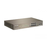 IP-COM Switch Unmanaged 8GE + 2SFP 8 porte PoE 150W - G1110P-8-150W