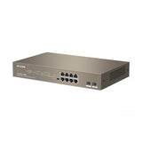 IP-COM Switch Unmanaged 8GE + 2SFP 8 porte PoE 150W - G1110P-8-150W