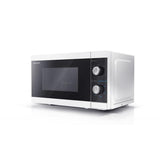 SHARP YC-MG01EW FORNO A MICROONDE CON GRILL 20L 800W MECCANICO 5 LIVELLI DI POTENZA ILLUMINAZIONE INTERNA BIANCO