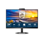 MONITOR PHILIPS 24E1N5300HE 23.8" LED IPS FULL HD LOWBLUE E FLICKER-FREE HDMI DISPLAYPORT USB-C WEBCAM MICROFONO USB ALTOPARLANTI BLACK