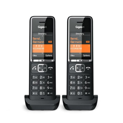 Gigaset COMFORT 550HX Telefono analogico/DECT Identificatore di chiamata Nero