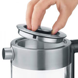 Graef WK300 bollitore elettrico 1 L 2000 W Nero, Acciaio inossidabile, Trasparente