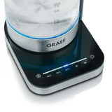 Graef WK350 bollitore elettrico 1 L 2000 W Nero, Acciaio inossidabile, Trasparente