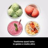 Ninja NC300EU macchina per gelato Gelatiera tradizionale 0,473 L 800 W Nero, Argento