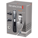 REMINGTON PG180 RASOIO E REGOLABARBA ELETTRICO RICARICABILE CON LAME IN ACCIAIO CON 3 TESTINE INTERCAMBIABILI COLORE BLACK GARANZIA ITALIA