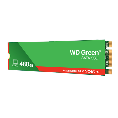 Western Digital Green WDS480G3G0B drives allo stato solido 2.5" 480 GB Serial ATA III