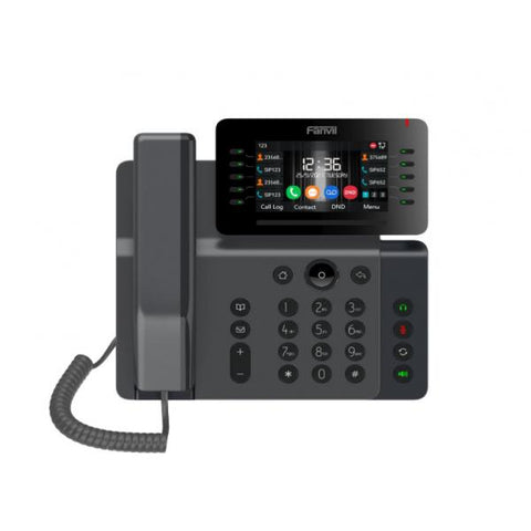 Fanvil V65 telefono IP Nero 20 linee LCD Wi-Fi