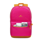 RIVACASE 5561 MESTALLA ZAINO PER NOTEBOOK DA 15.6" IN POLIESTERE TASCHE LATERALI E TASCA FRONTALE ROSA