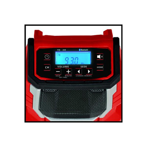 Einhell TC-RA 18 Li BT Portatile Digitale Nero, Rosso