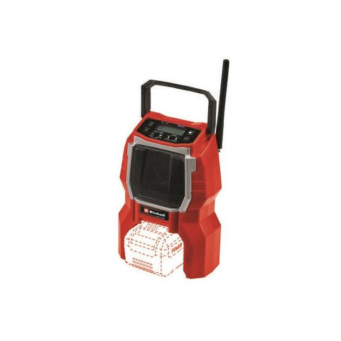 Einhell TC-RA 18 Li BT Portatile Digitale Nero, Rosso