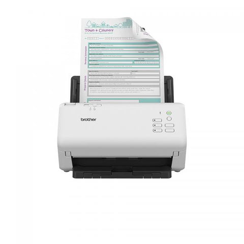 Brother ADS-4300N Scanner ADF 600 x 600 DPI A4 Nero, Bianco