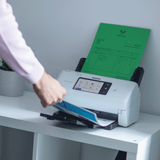 Brother ADS-4700W ADF + Sheet-fed scaner 600 x 600 DPI A4 Nero, Bianco