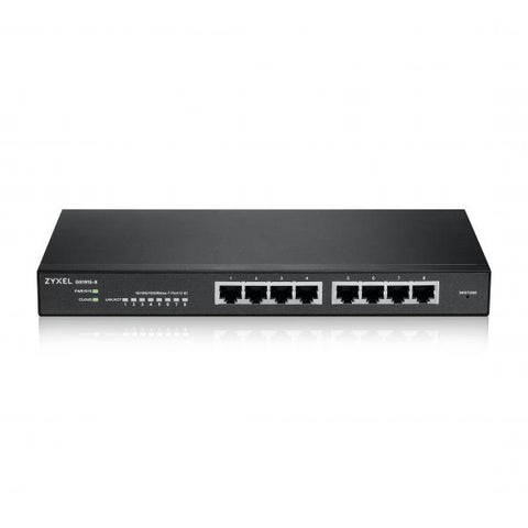 Zyxel GS1915-8 Gestito L2 Gigabit Ethernet [10/100/1000] Nero (GS1915-8 - 8-PORT GBE SMART SWITCH) 