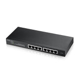 Zyxel GS1915-8 Gestito L2 Gigabit Ethernet [10/100/1000] Nero (Zyxel GS1915 Series GS1915-8 - Switch - managed - smart - 8 x 10/100/1000 - desktop, wall-mountable)