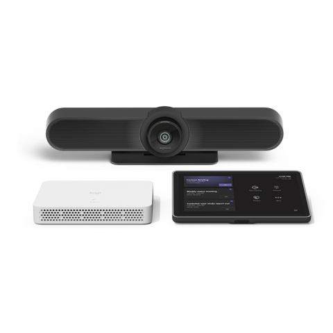 Logitech 991-000412 sistema di conferenza Collegamento ethernet LAN (Logitech - Video conferencing kit [Logitech MeetUp, Logitech RoomMate, Logitech Tap IP] - Certified for Microsoft Teams, Zoom Cert