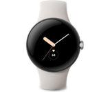 Watch Google Pixel Watch LTE 41mm Polished Silver Case with Sport Band - Chalk (GA04305-GB)