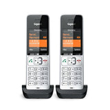 Gigaset COMFORT 500HX duo Telefono analogico/DECT Identificatore di chiamata Nero, Argento