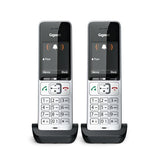 Gigaset COMFORT 500HX duo Telefono analogico/DECT Identificatore di chiamata Nero, Argento