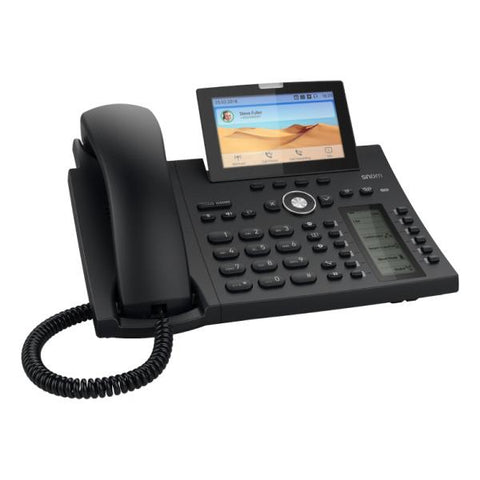 Snom D385N telefono IP Nero 12 linee TFT (SNOM D385N - DESK TELEPHONE)