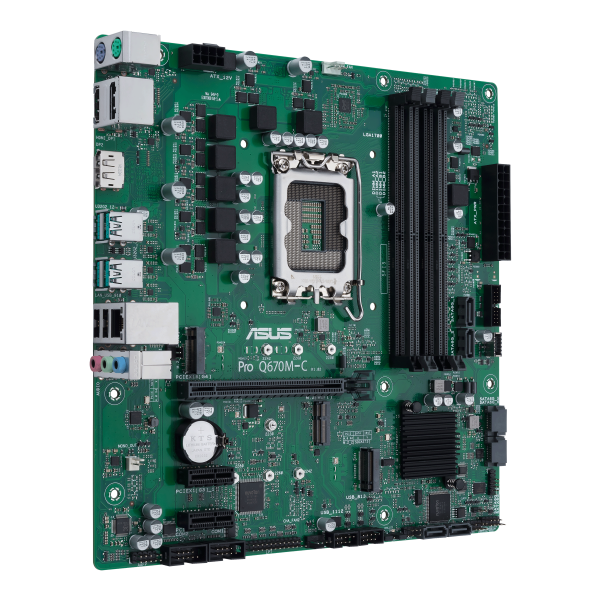 ASUS PRO Q670M-C-CSM SCHEDA MADRE FORM MICRO ATX CHIPSET INTEL Q670 SOCKET LGA 1700