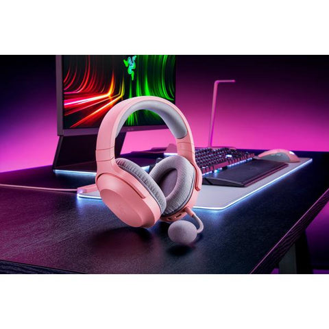 Razer Barracuda X Auricolare Con cavo e senza cavo A Padiglione Giocare USB tipo-C Bluetooth Rosa