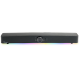 Barra de sonido ITEK S100 para juegos - RGB con botones de encendido/apagado, Bluetooth, conector de 2 x 3,5 mm, salida de micrófono y auriculares - ITSDS100